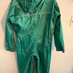 Kids Green Rain Suit
